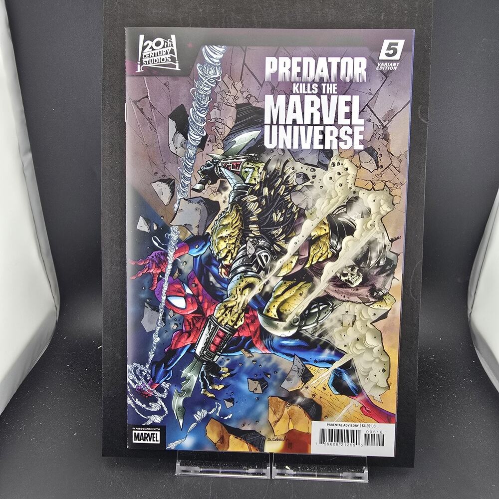 PREDATOR KILLS THE MARVEL UNIVERSE #5 1:25 DAVILA INCENTIVE VARIANT NM+ SPIDER-M